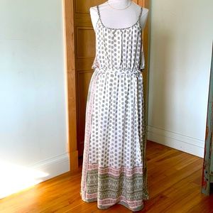 NWOT Gap Sleeveless Summer Maxi Dress, Size M Tall